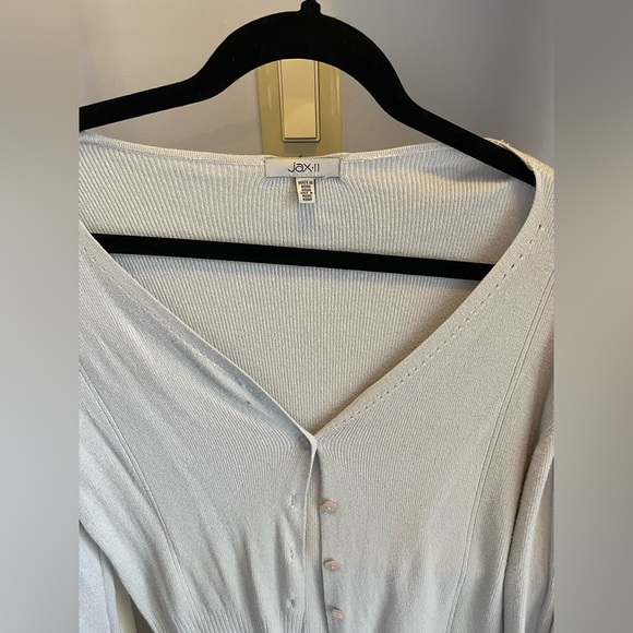 JAX-11 light blue/gray cardigan - Picture 5 of 5